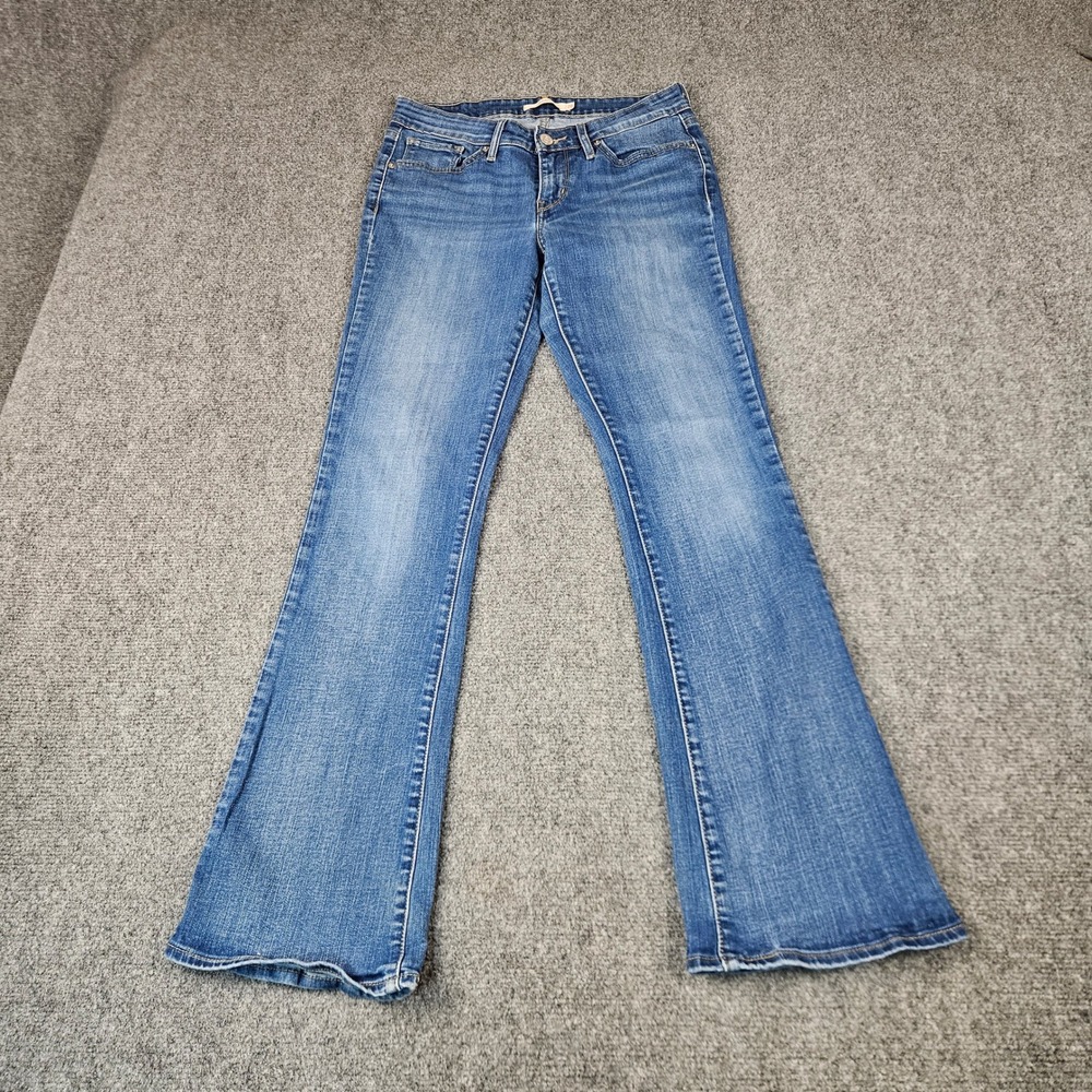 Levis 715 Bootcut Jeans Womens 28 Blue Medium Wash Denim Stretch 18885-0016